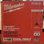 MILWAUKEE 2132-20 M12 Cordless 1400 Lumen ROCKET LED Light (Tool-Only) NEW!