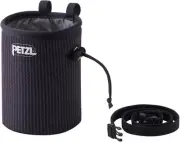 PETZL BANDI Chalk Bag - Round Chalk Bag for Gym, Sport, and Trad Climbing