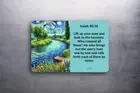 3x2 Bible Verse Isaiah 40:26 Spiritual Fridge Refrigerator Magnet (D.Romeo)