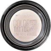 Maybelline New York Color Tattoo 24HR Cream Gel Eyeshadow, Infinite White, 4 g