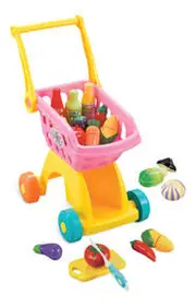 Fruit+Veggies Stalltrolley Playset