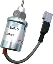 DC 12V Shutoff Stop Solenoid - U85206452 185206452 185206450 Fuel Shutdown Solenoid Compatible with Perkins 402D 403D