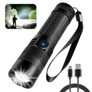 Rechargeable Flashlights High Lumens - 1200LM Small Powerful Tactical Flashli...