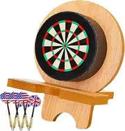 Dart Board for Adults - Professional Target Scoreboard Dart Set - Modern Scoring Competition-Grade Dartboard Kit for Game Room Bar Garage Pub Backyard