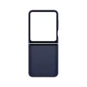 Samsung Galazy Z Flip6 Silicone Case with Ring (Dark Blue)