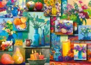 Wonder Forge Still Life Beauty 1000 Piece Jigsaw Puzzle for Adults | Unique,...