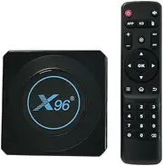 4GB 64GB X96 X4 TV Box Android 11.0 S905X4 Quad Core 2.4G/5G WiFi 1000M, BT4.1 USB3.0 Support AV1, H.265, 8K 24fps 4K 60fps HDR Box