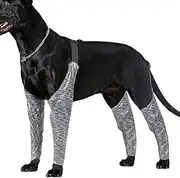 Dog Recovery Suit | Dog Pants and Sleeves to Prevent Licking | Waterproof Soft and Adjustable Protective Elbow Braces, Anti Dirty Dog Brace for Bandages Wounds Legs and Waterproof Dog Recovery Suit
