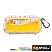 在飛比找PChome24h購物優惠-PELICAN 氣密箱 微型防水箱 1030 (透明黃)