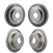 Coated Disc Brake Rotors Front Rear Kit For 2007-2012 Nissan Sentra SE-R Spec V (for: Nissan)