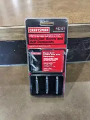 CRAFTSMAN USA No. 52151 Deck-Out Screw & Bolt Removers Set of 3