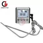 Digital Food Thermometer Temperature Meter Probe Grill Thermometer with Timer