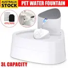 Automatic Pet Water Dispenser Feeder Dog Cat Self Feeding Bowl Filter Adjustable