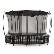 VULY Thunder 2 Pro Extra Large 16ft Springless Trampoline with Enclosure - Round Kids Trampolines Bundle With Shade Cover