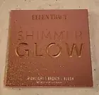 New ELLEN TRACY - SHIMMER/GLOW Complexion Palette - Highlight, Bronze & Blush