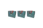 3x Rex London Jumbo Storage Carry Bag Organiser w Zip Closure 58x48cm Fairies
