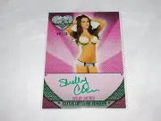 2014 Benchwarmer SHELBY CHESNES Eclectic #24 Green Foil Auto/10 PLAYBOY Playmate