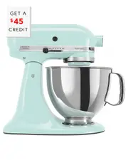 KitchenAid Artisan Series 5qt Ice Blue Tilt-Back Head Stand Mixer with $45 Credit