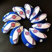 10pcs/set UK Flag Golf Club Iron Head Cover For Callaway Mizuno Cobra Titleist