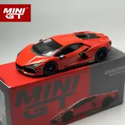 1/64 NEW Mini GT Lamborghini Revuelto Arancio Dac Lucido RHD MGT00774-R