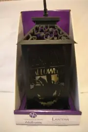 Halloween Flameless Candle Lantern Decoration Huntington Home LED Glass Insert