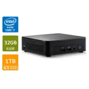 Asus NUC 12 Pro Mini PC System, i7-1260P, 32GB RAM, 1TB NVMe SSD, W10P, Slim Kit
