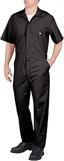 [Dickies] Men's Flex Short Sleeve Coverall Big-tall, Black, XLTL