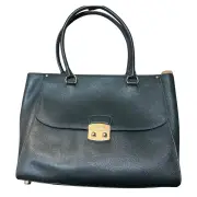 Coach Avary Crossgrain Leather Tote Bag ????? Deep Olive Green