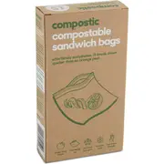 Compostic Compostable Sandwich Bags 15 pack