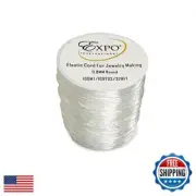 Expo International Elastic String Cord, 0.8 mm Wide Premium Stretchy String C