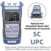 Digital Optic Cable Tester UPC Port PON Testing Tool Fiber Optical Power Meter