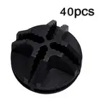 40 * Wire Cube Connectors For Storage & Modular Organizer Closet Clip Black Lot