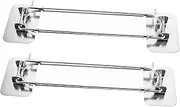 2pcs Rv Accessories Shower Corner Storage Bar Accessories for Rv Travel Trailer Must Haves Rv Shower Corner Shelf Rod Rv Storage Trailer Accessories Rv Organization and Storage