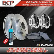 Front Wheel Bearing Hub Ass Brake Rotor Pad Kit for Ford Courier PE PG PH Manual