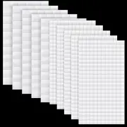 10 Sheets 3D Foam Squares, 2 Sizes - Double Sided Self Adhesive Dots for Scrapbo