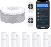 Wifi Door Alarm System, Wireless DIY Smart Home Security System, with Phone APP