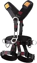 Safety Belt, Climbing Harness, Secure Fit Breathable Straps Ergonomic Support Strong Webbing with Adjustable Buckles, Climbing Gear for Outdoor Activities
