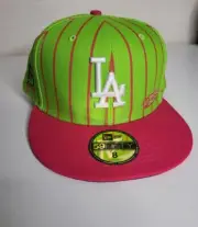 New Era LA Dodgers Big League Chew Watermelon 59FIFTY Fitted Hat 8