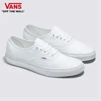 在飛比找momo購物網優惠-【VANS 官方旗艦】Authentic 男女款全白色滑板鞋