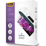 Fellowes Inc Laminating Pouch 3mil. Ltr 200/PK Clear 5244101