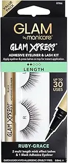 Glam By Manicare Xpress Adhesive Eyeliner and Lash Kit, 72. Ruby-Grace