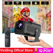 Mini Projector 1920*1080P 4K WiFi Bluetooth Projector Short Throw Home Theater