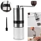 ADJUSTABLE COARSENESS MANUAL COFFEE NEW BEAN HAND GRINDER MILL STAINLESS STEEL