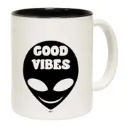 Festival Good Vibes Alien White Mug Cup