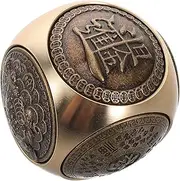 ERINGOGO Brass Handball Hand Strengthening Equipment Excercise Ball Hand Grip Equipment Ball Handball Exercise Golden Brass