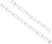 Yardwe Piano Keyboard Stickers 2pcs Adhesive Decals Music Notes for Piano Beginners