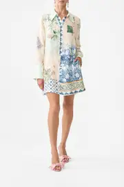 MINI SHIRT DRESS JARDIM PARTY