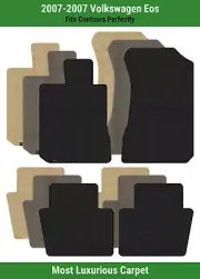 Lloyd Luxe Front & Rear Row Carpet Mats for 2007 Volkswagen Eos (for: Volkswagen)