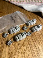 Epic 40k Ork Bonecruncha Tanks x4 --(6mm, AT, Legions Imperialis) OOP Warhammer