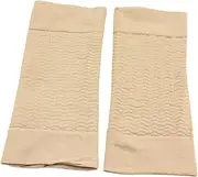 ARTSEWPLY 1Pair Elastic Compression Arm Sleeves Slimming Arm Shaping Sleeves for Enhanced Circulation Arm Tone for Fitness Workouts Everyday Wear Skin Tone